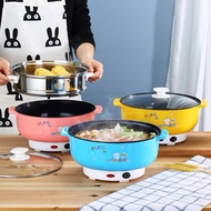 Electric Cooker Pot / Multifunction Cooker/ Double Layer 3.2L-1000W / Noodle Cooker / Steamboat /BBQ