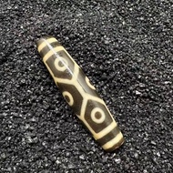 [Taiwan Dzi Beads] Taiwan to Pure Craft Dzi Beads Yellow Premium Tortoise Sheath Nine Eye Dzi Beads,