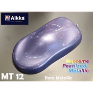 Aikka Supreme Metallic MT12 RARE METALLIC Cat Kereta Motor Cat Bancuh Siap/ 2K Car Paint DIY