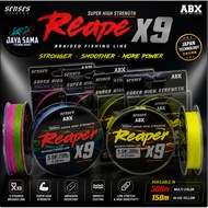 Senses x ABX Reaper X9 PE Braided Fishing Line | Tali Pancing Sulam 9 Strand | Super High Strength