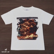 RAGE AGAINST THE MACHINE Rocket Lab White T-Shirt Premium Cotton USA DTG Screen Printing High Qualit