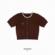 maison KEEPS | Mirin Knitted Top | เสื้อไหมพรมแขนสั้น
