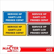 HP 469 - Stickers Here Can Be Service LCDhp and Change, Vinyl Sticker, Waterproof, Customizable