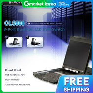 Sandol CL5808N 8-Port PS/2-USB VGA Dual Rail LCD KVM Switch
