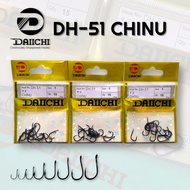 Daichii DH-51 CHINU Fishing Hook - Without Hole, Black Hook