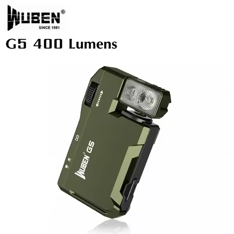 New WUBEN G5 EDC Mini Flashlight 400Lumens Ultra-lightweight Portable Pocket Waterproof Torch For Ou