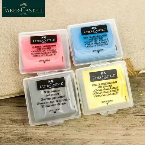 Faber-Castell Plasticity Rubber Soft Art Eraser Wipe highlight Kneaded Rubber For Art Pianting Desig