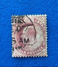 英屬印度郵票  King Edward VII 郵票 1902-1910年