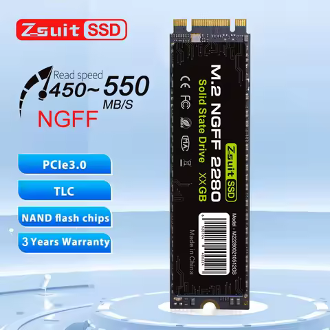 Zsuit SSD SATA M2 128GB 256GB 512GB 1TB Solid State Drive 500GB 1 TB M.2 NGFF 2280 Internal Hard Dis