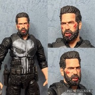 [1/12] Punisher 制裁者 頭雕 Marvel Legends Mafex Shf Mezco