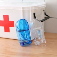 Pill Cutter Splitter Divide Storage Case Medicine Cut Compartment Box Holder