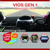 BUY 1 GET 5 || Penutup Dashboard Mobil Vios Gen 1 - Penutup dasbor mobil presisi - Alas Pelindung da