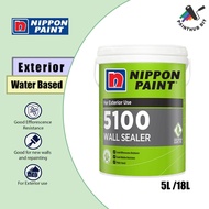 NIPPON 5100 WALL SEALER 5L/18L MID SHEEN /UNDERCOAT DINDING/ EXTERIOR WALL PRIMER