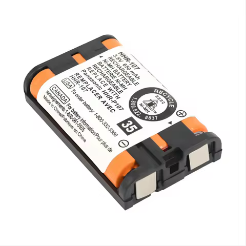 700mAh For Panasonic Cordless Phone HHR-P107 Ni-MH Rechargeable Battery 3.6V