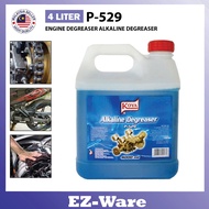 KOYA 4L ENGINE DEGREASER ALKALINE DEGREASER CHEMICAL ENGINE DEGREASER ENGINE CLEANER P-529 4000ML