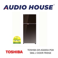 TOSHIBA GR-AG66SA-PGB 586L 2 DOOR FRIDGE ***2 YEARS WARRANTY BY AGENT***