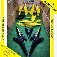 NVX155 (V1) RAPIDO COVERSET THAI AEROX-155 (10) [YELLOW + BLACK ]
