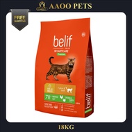 [AAOO Pets] Belif SmartCare Premium Cat Dry Food 18KG For All Breeds - Cat Food / Pet Food / Cat Dry