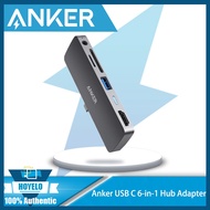 Anker USB C Hub for iPad Pro, PowerExpand Direct 6 in1 USB C Adapter, with 60W Power Delivery, 4K 60Hz HDMI Port, 3.5mm