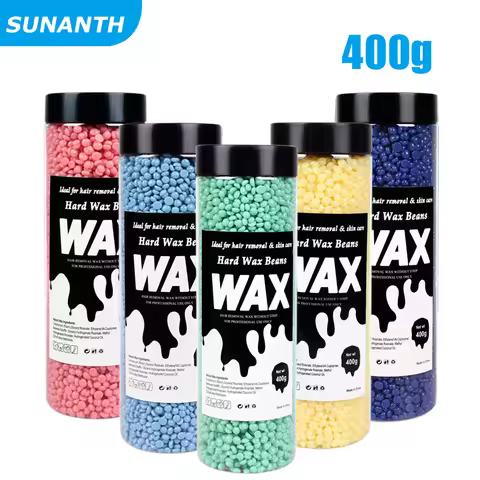 200g/400g Depilatory Wax Beans for Heating hard Wax Machine Hot Film Painless Waxing Beads Bikini Fa