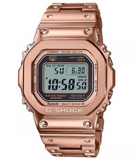 Casio - 玫瑰金離子鍍塗層手錶 全金屬 太陽能藍牙電波錶 玫瑰金 GMW-B5000GD-4