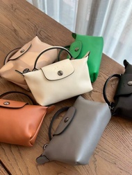 💕龍驤 Longchamp mini 全皮迷你袋手拎斜孭餃子包