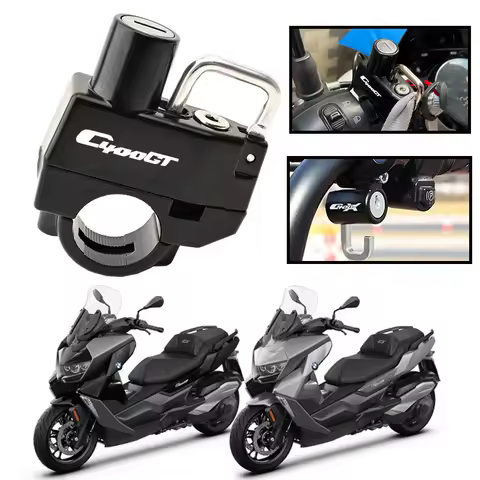 22-28mm For BMW C400GT C400X C400 GT X 2020-2024 2023 2022 Motorcycle CNC Helmet Pipe Clamp Hook Loc