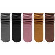 AMICA~6228#純色加厚仿羊絨堆堆襪(1雙入) 款式可選