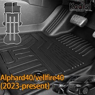 3D mat Alphard 40/vellfire 40 (2023.6-present) car mat car foot mat car floor mat car pet agh40 anh 40
