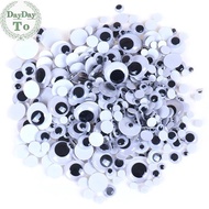 DayDayTo Self-adhesive mixed eyes for toys doll googly wiggly eyes diy accessories sg