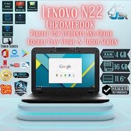 LAPTOP LENOVO N22 INTEL CELERON N-3060 WITH 4GB BEST FOR STUDENTS PDPR (CLASSROOM @OFFICE CHROMEBOOK)