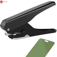 Slot Hole Punch Multifunctional Oval Hole Punch Metal ID Card Hand Puncher Handheld Hole Puncher