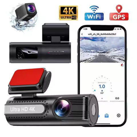 UHD 4K 1080P Car Video Recorder Circle Recording Dual Lens Vehicle Driving Recorder Front Rear Camer