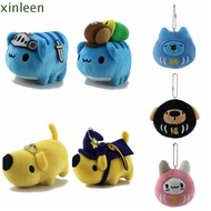 XINLEEN Bugcat Capoo Keychain, Blue Cat Toy Multiple Style Bugcat Pendant, Lovely Keyring PP Cotton 