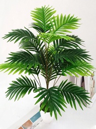 1 pieza 80CM 21 hojas Planta artificial tropical árbol interior decorativo planta verde Rama ramo follaje casa adorno