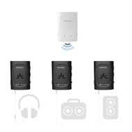 Avantree Audiplex - Wireless Audio Transmitter & Multiple Receivers Set with Long Range & Low Latenc