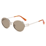 Cyxus Non-Polarizing Sunglasses for Women Simple Elliptical Frame 1284