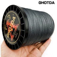 GHOTDA X12 X9 X8 Fishing Line 1000M 500M 300M 100M 12/9/8 Strands Braid PE Multifilament Fishing Lin