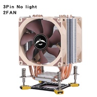 QiuzAim pc โปรเซสเซอร์ฮีทซิงค์ 6 ท่อความร้อน 90 มม. 4Pin/PWM Cpu Cooler พัดลม mute Air - cooled ติดต