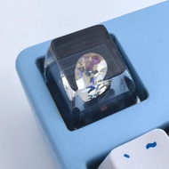 Ocean Heart keycaps keycaps keycaps Mechanical Keyboard Dedicated ESC Button Handmade Black