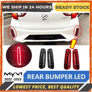 Perodua Myvi Facelift 2022 2023 LED Car Rear Bumper Reflector LED Light Brake Signal Lamp DRL Access