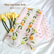 Pusat Bordir Tasikmalaya - Kain Long Kebaya Bordir Sutra Kaca Kebaya Panjang Keshwari