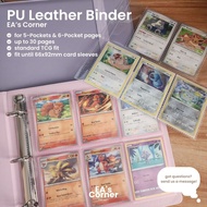 EA's Corner PU Leather Binder Album 5-Pocket 6-Pocket Pokemon TCG MTG Photocards Photocard Album Bin