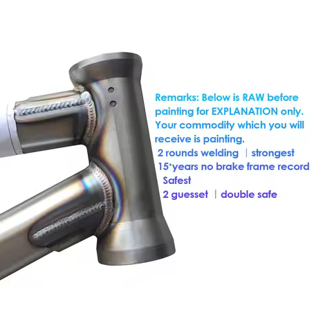 Funsea Bicycle Frame BMX Bike Frames Chromoly 4130 Quadro De Bicicleta Butted Tubes Freestyle Street