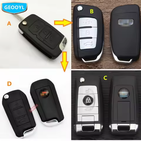 Car Remote Key Shell,For Geely Emgrand 7 EC7 EC715 EC718 Emgrand7, EC7-RV EC715-RV EC718-RV，X7 Emgra