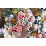 Y2k old-fashioned cute kitty handmade artificial false nails