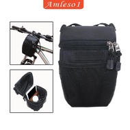 [Amleso1] Bike Front Bag Handlebar Bag Phone Bag Multifunctional Sturdy Organizer Front