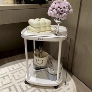 Side table, InS-style bedside table, square coffee table, multi-functional storage rack, table