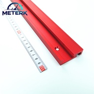 Meterk T Slot Miter Track อลูมิเนียมงานไม้ T Slot Track Miter Jig 1000 มม