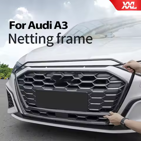 Car Grille Trim Frame for Audi A3 8Y S3 Exterior Tuning Accessories Automobiles Parts